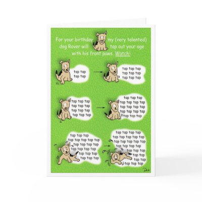 Oh no!  You killed my dog! Card by dalecards