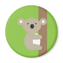 Oh Oh Koala Refrigerator Magnets