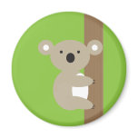 Oh Oh Koala Refrigerator Magnets