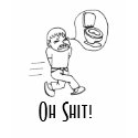 Oh Shit! - Womens Tank Top! t-shirts by Robfather Oh Shit! - Womens Tank Top! t-shirts