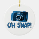 Oh Snap Camera Ornaments