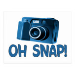 Oh Snap Camera Postcard