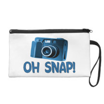 Oh Snap Camera Wristlet Clutches