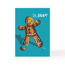 Oh, Snap! Card (teal)