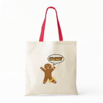Oh Snap! Funny Christmas Gingerbread Man bags