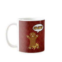 Oh Snap! Funny Gingerbread Man Mugs