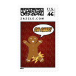 Oh Snap! Funny Gingerbread Man Stamps
