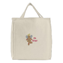 Oh Snap Gingerbread embroidered bags by Embroidery4U Oh Snap Gingerbread embroidered bags