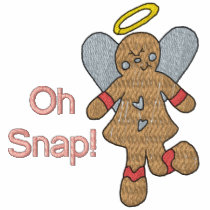 Oh Snap Gingerbread embroidered shirts by Embroidery4U Oh Snap Gingerbread embroidered shirts