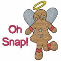 Oh Snap Gingerbread embroidered shirts by Embroidery4U Oh Snap Gingerbread embroidered shirts
