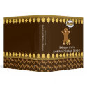 Oh Snap! Gingerbread Man Personalized Recipe Book binder
