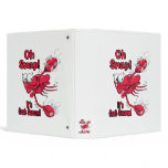 oh snap its crab season funny scared crab binders