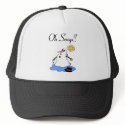Oh Snap! (Melting Snowman) hats by TeeZazzle Oh Snap! (Melting Snowman) hats