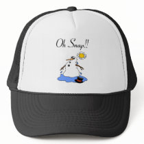 Oh Snap! (Melting Snowman) hats by TeeZazzle Oh Snap! (Melting Snowman) hats