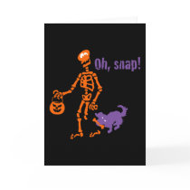 Oh, Snap Skeleton Greeting Card