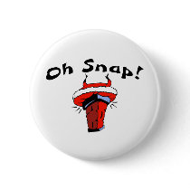 Oh Snap Stuck Santa buttons by CelebrationZazzle Oh Snap Stuck Santa buttons