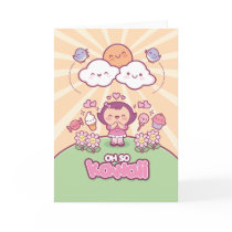 Oh So Kawaii Greeting Card