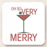 Oh so VERY MERRY Christmas cork coasters