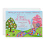 Oh Sweet Candy Land Birthday Cupcake Invitations