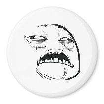 Oh Sweet Jesus Thats Good Rage Face Meme Magnets