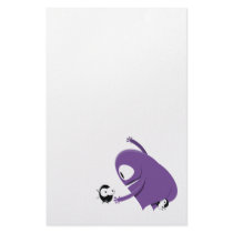 Oh that poopie monster custom stationery