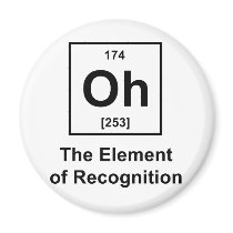 Oh! The Element of Recognition Fridge Magnets