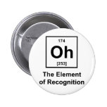 Oh! The Element of Recognition Pinback Button