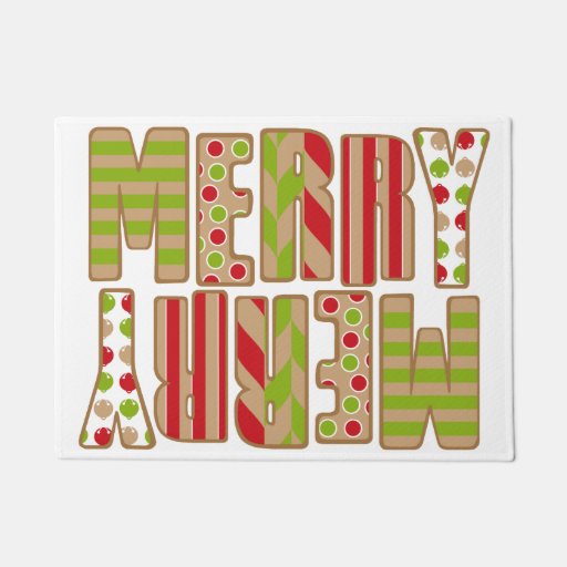 oh what fun merry christmas door mat zazzle personalized christmas doormat