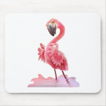 Oh Yeah Flamingo! Mouse Pad
