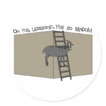 Oh You, LadderGoat , You so Random Sticker