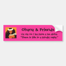 Ohana & Friends Bumper Sticker