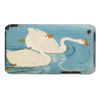 Ohara Shoson Two Sweeming Geese japanese art iPod Touch Case-Mate Case