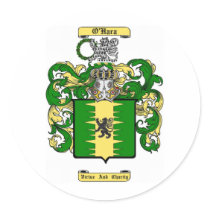 o'hara round stickers