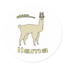 Ohh Llama stickers
