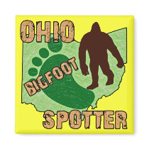 Ohio Bigfoot Spotter Magnets