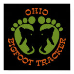 Ohio Bigfoot Tracker Poster