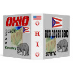 Ohio: Black Bear Country/The Black Bear STaTE Vinyl Binder