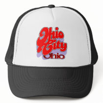Ohio City OH swoop cap hats by Duncan_Reed Ohio City OH swoop cap hats