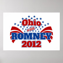 Ohio con Romney 2012 Impresiones