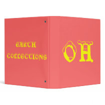 OHIO EARTH COLLECTIONS BINDERS.