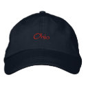 OHIO Embroidered Hat embroidered hats by statehats OHIO Embroidered Hat embroidered hats