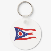 Ohio Flag Keychain by livingflags Ohio Flag Keychain