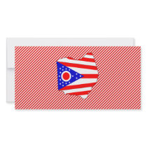 Ohio Flag Map Photo Cards