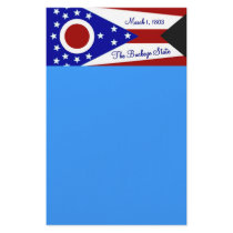 Ohio Flag Stationery by deesbasenjis Ohio Flag Stationery