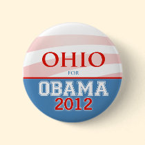 OHIO for Obama 2012 buttons