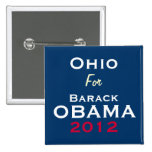 OHIO For OBAMA 2012 Campaign Button