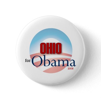 OHIO for Obama Buttons by BeezKneez