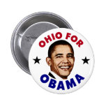 Ohio For Obama Pinback Buttons