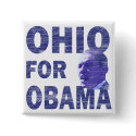 Ohio for Obama Square Pinback Button by irregulargoods Ohio for Obama Square Pinback Button