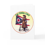 Ohio Girl, Annie Oakley Greeting Card